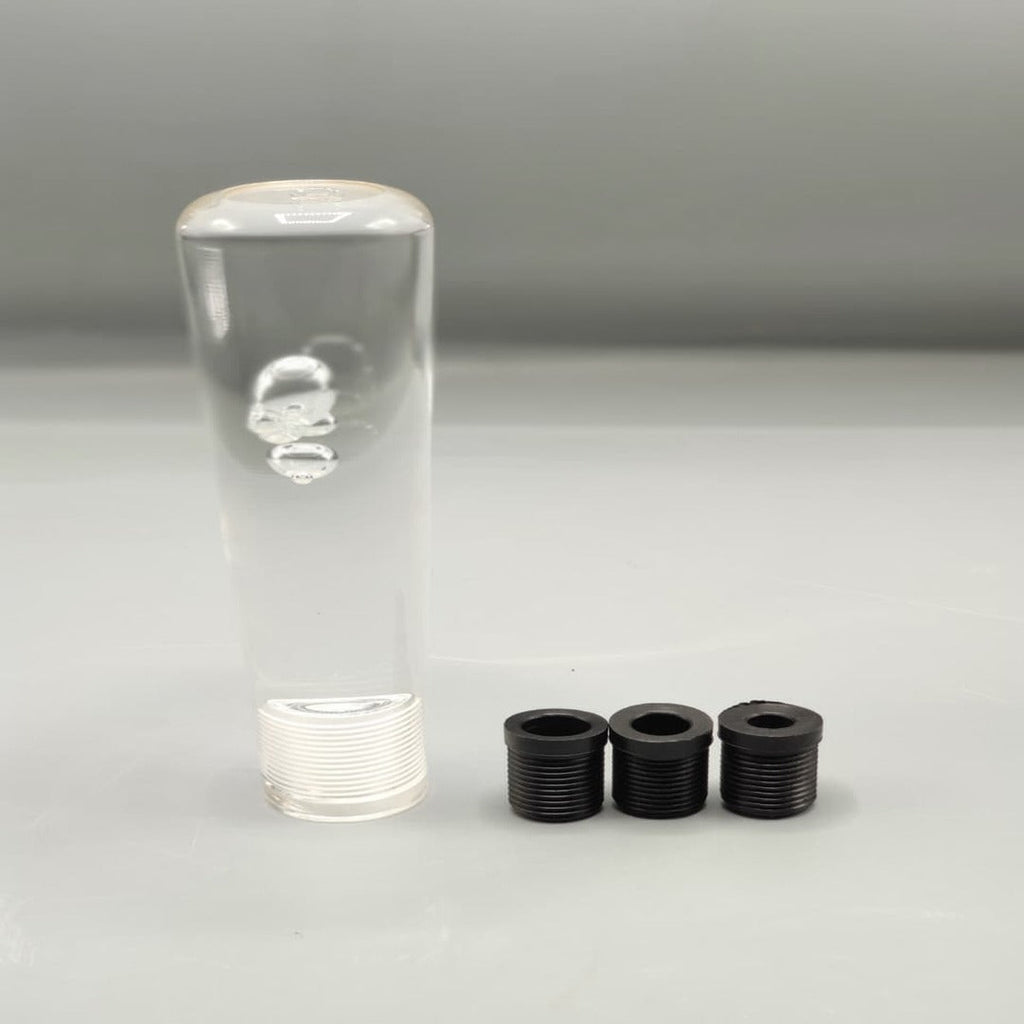 1 Pc Universal Crystal White Shift Gear knob