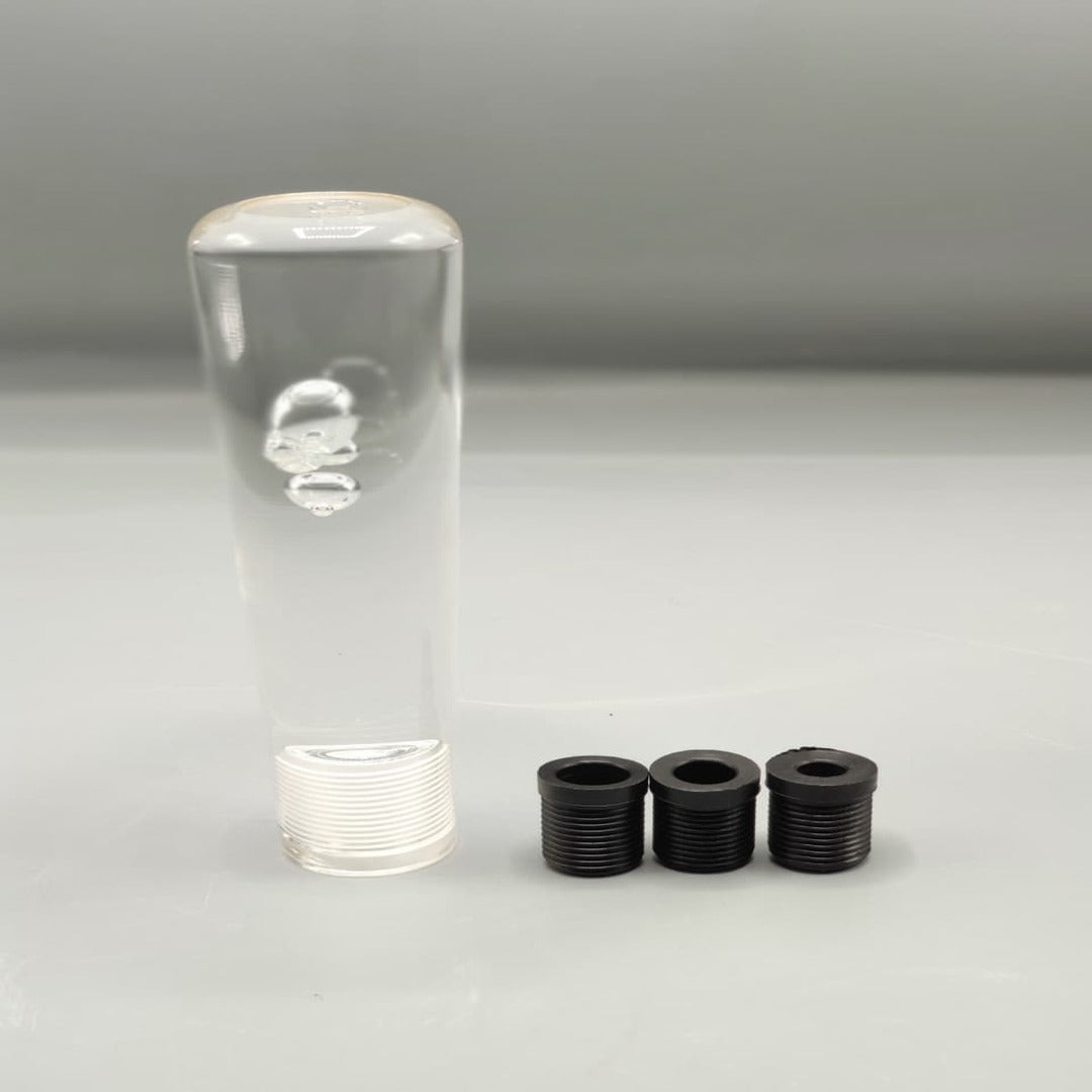 1 Pc Universal Crystal White Shift Gear knob