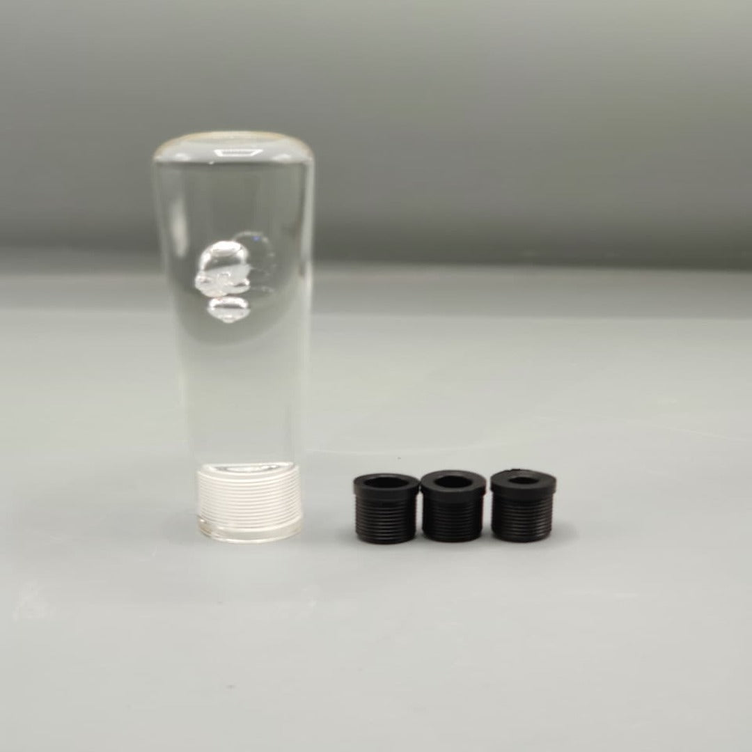 1 Pc Universal Crystal White Shift Gear knob