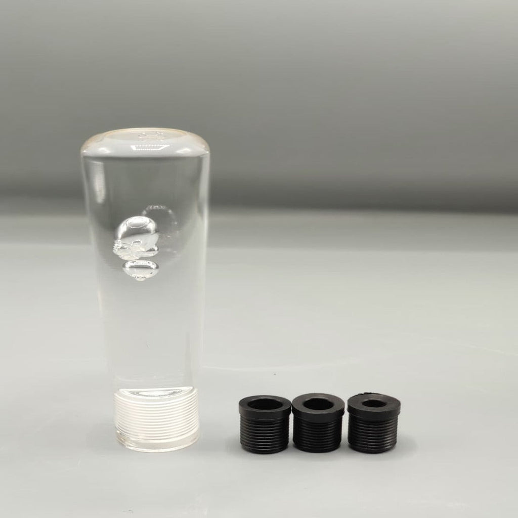 1 Pc Universal Crystal White Shift Gear knob