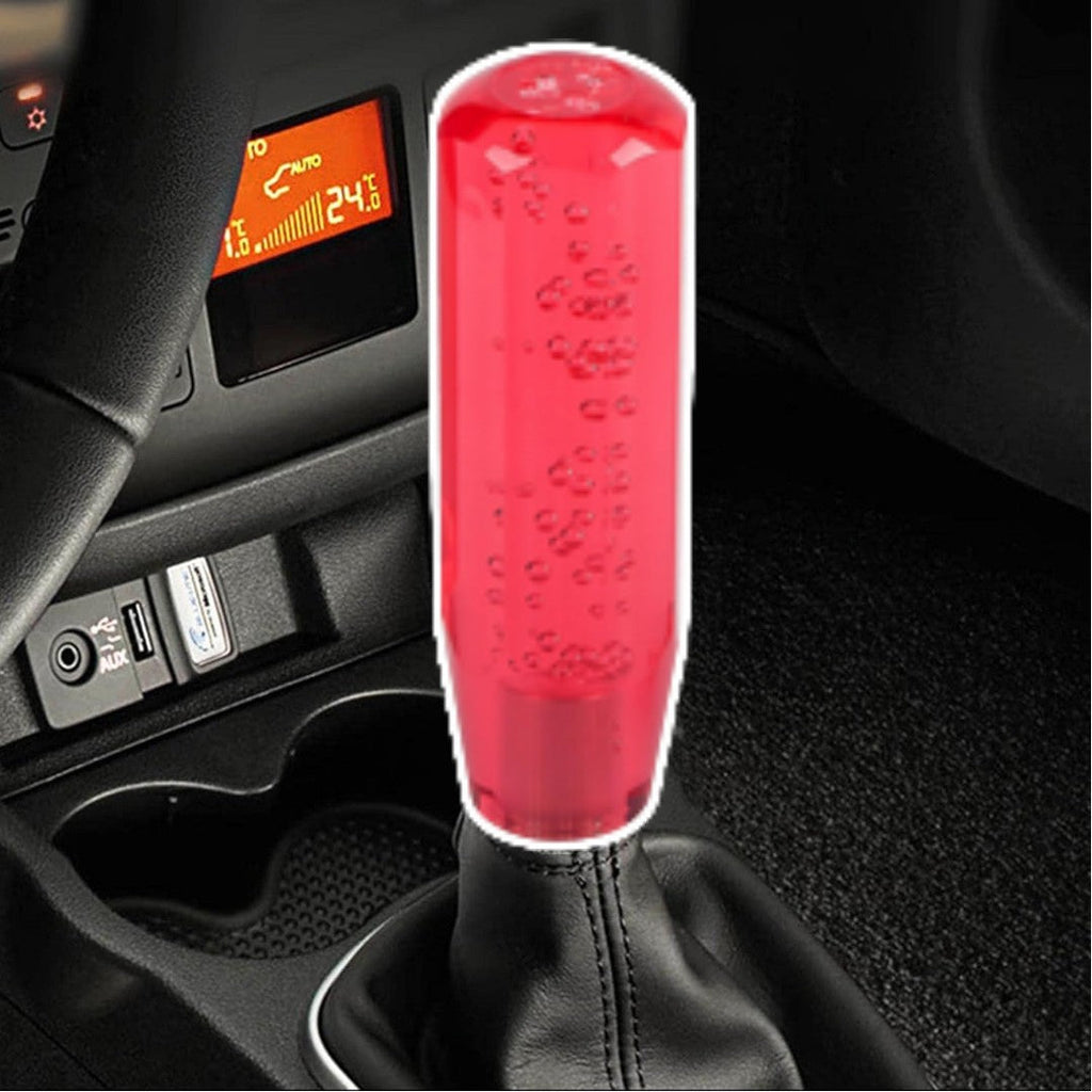 1 Pc Universal Crystal Red Shift Gear knob