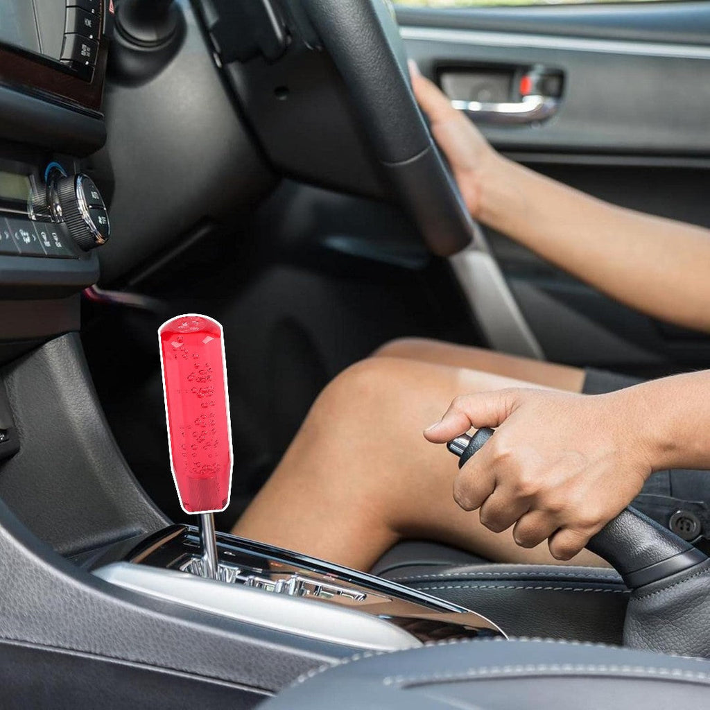 1 Pc Universal Crystal Red Shift Gear knob