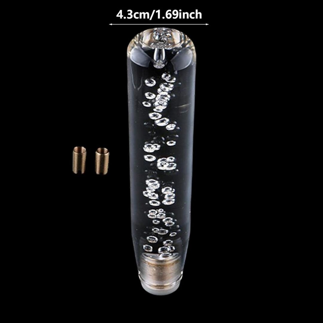 1 Pc Universal Crystal White Shift Gear knob