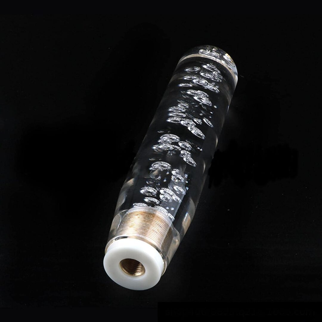 1 Pc Universal Crystal White Shift Gear knob
