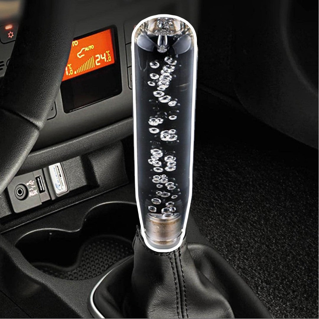 1 Pc Universal Crystal White Shift Gear knob