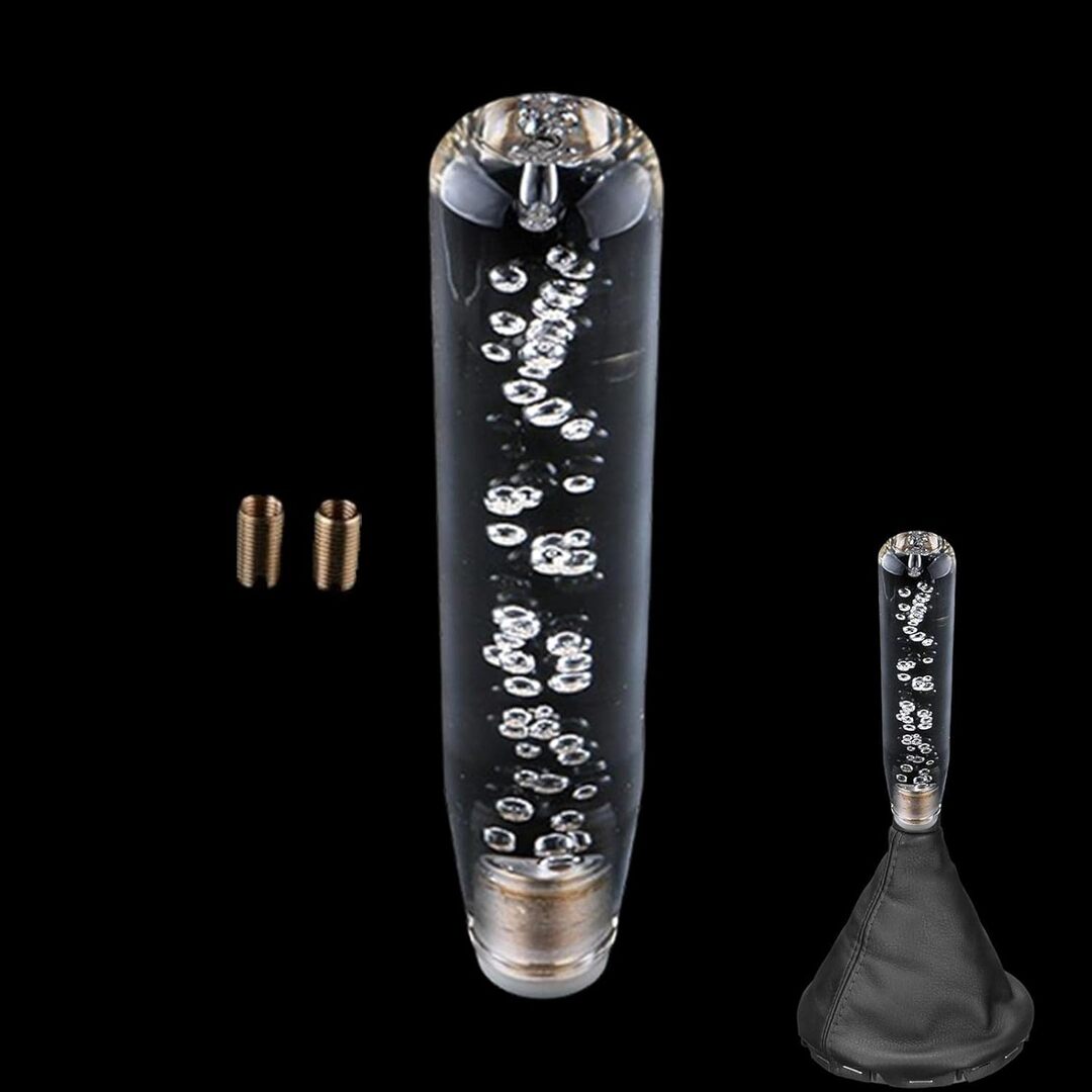1 Pc Universal Crystal White Shift Gear knob