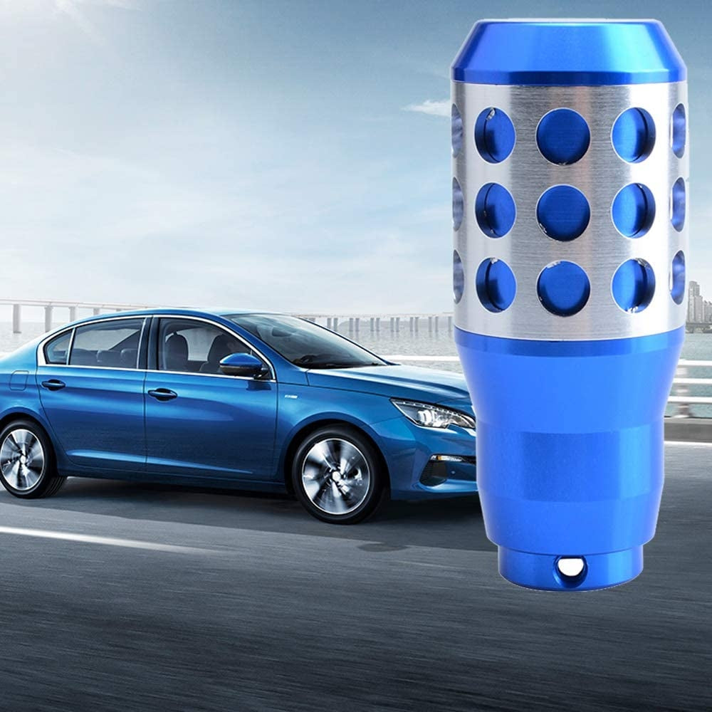 Universal Aluminum Blue Car Gear Shift Knob