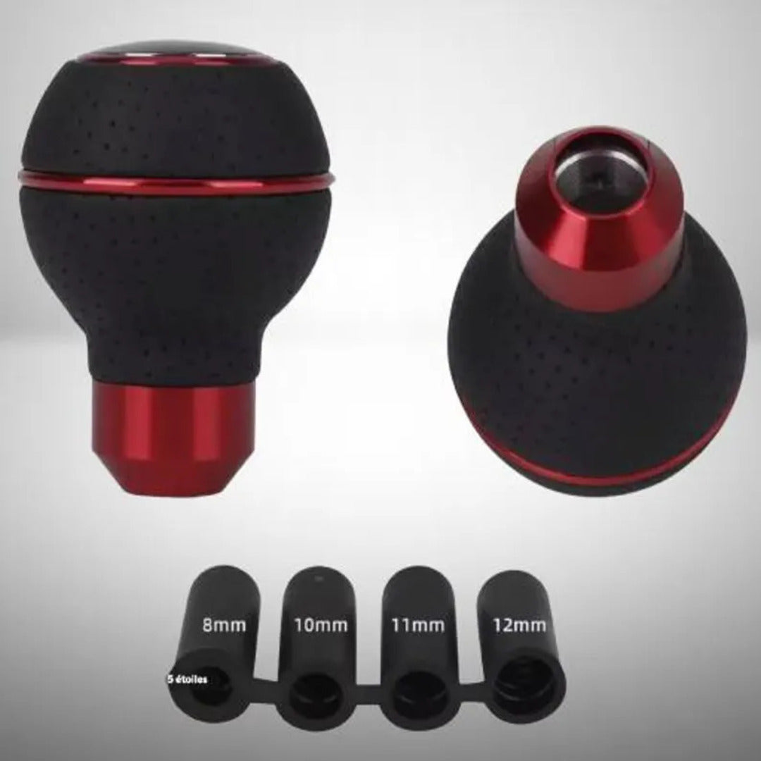 Universal PU Leather 5 Speed Gear Shift Knob